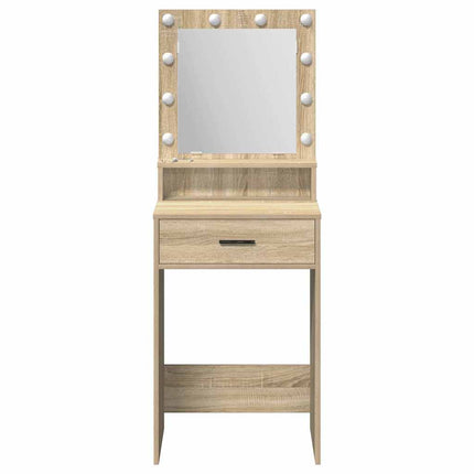 Smyckebord Sonoma-ek 50 x 41 x 135 cm Konstruerat trä