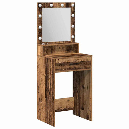 Smyckebord Gammalt trä 50 x 41 x 135 cm Konstruerat trä