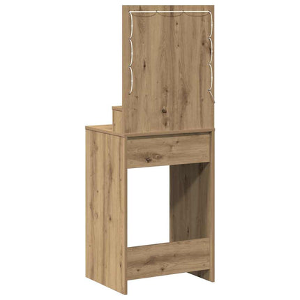 Smyckebord med låda Artisan Ek 50 x 41 x 135 cm Konstruerat trä