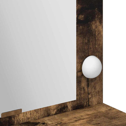 Smyckebord med hylla Rökt ek 100 x 41 x 135 cm Konstruerat trä