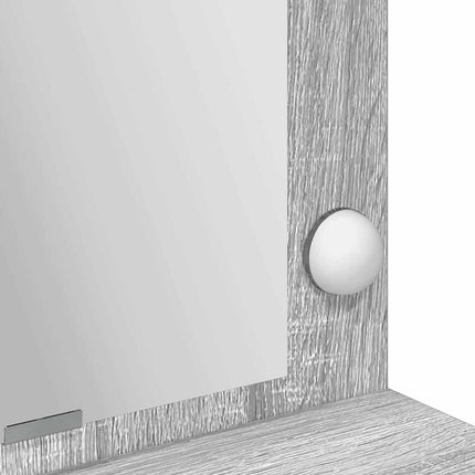 Smyckebord Grå Sonoma 100 x 41 x 135 cm Konstruerat trä