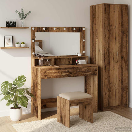 Smyckebord Gammalt trä 100 x 41 x 135 cm Konstruerat trä
