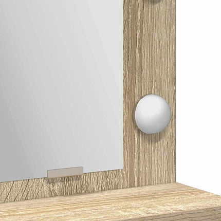 Smyckebord Sonoma-ek 75,5 x 41 x 135 cm Konstruerat trä