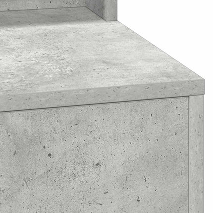 Smyckebord Betonggrå 78,5 x 41 x 135 cm Konstruerat trä