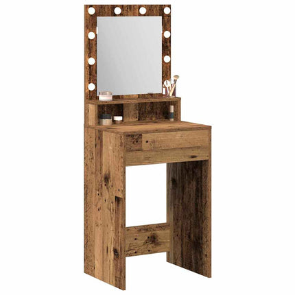 Smyckebord Gammalt trä 50 x 41 x 135 cm Konstruerat trä