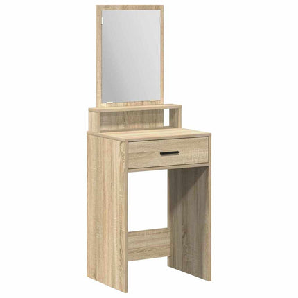 Smyckebord med låda Sonoma-ek 50 x 41 x 140 cm Konstruerat trä