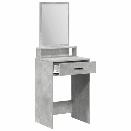 Smyckebord Betonggrå 50 x 41 x 140 cm Konstruerat trä