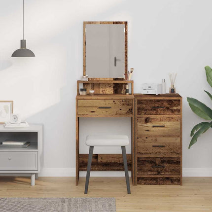 Smyckebord Gammalt trä 50 x 41 x 140 cm Konstruerat trä
