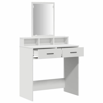 Smyckebord Vit 79 x 41 x 140 cm Konstruerat trä