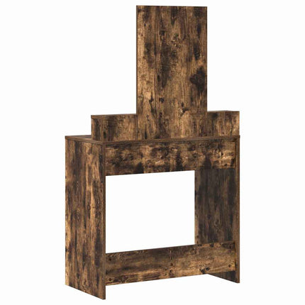 Smyckebord Rökt ek 79 x 41 x 140 cm Konstruerat trä