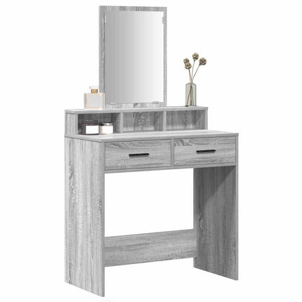 Smyckebord Grå Sonoma 79 x 41 x 140 cm Konstruerat trä