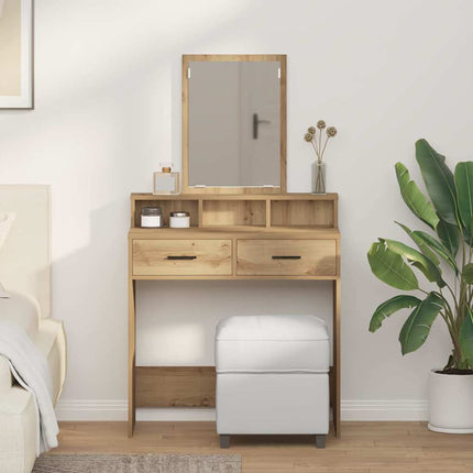Smyckebord med låda Artisan Ek 79 x 41 x 140 cm Konstruerat trä