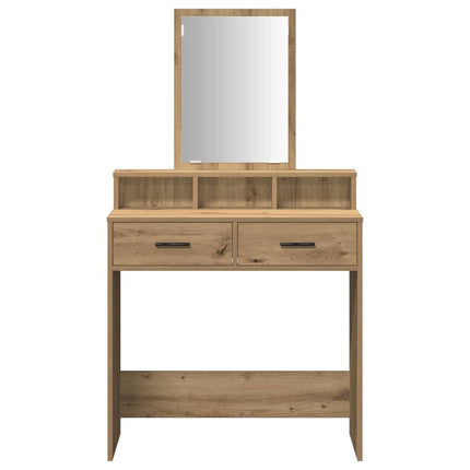 Smyckebord med låda Artisan Ek 79 x 41 x 140 cm Konstruerat trä