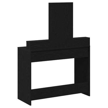 Smyckebord Svart Ek 100 x 41 x 140 cm Konstruerat trä