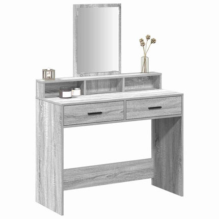 Smyckebord Grå Sonoma 100 x 41 x 140 cm Konstruerat trä