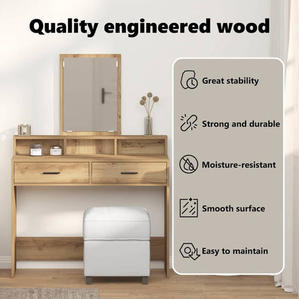 Smyckebord Artisan Ek 100 x 41 x 140 cm Konstruerat trä