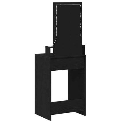 Smyckebord Svart 50 x 41 x 140 cm Konstruerat trä