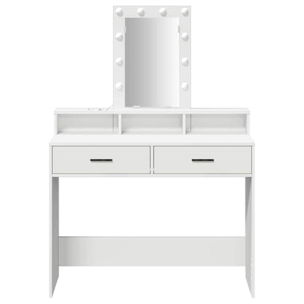 Smyckebord Vit 100 x 41 x 140 cm Konstruerat trä