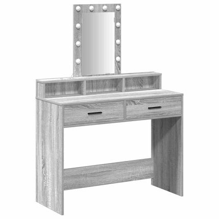 Smyckebord Grå 100 x 41 x 140 cm Konstruerat trä