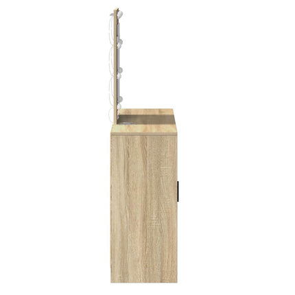 Smyckebord Brun 102 x 33 x 135 cm Konstruerat trä