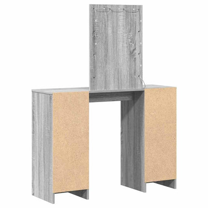 Smyckebord Grå 102 x 33 x 135 cm Konstruerat trä