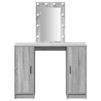 Smyckebord Grå 102 x 33 x 135 cm Konstruerat trä