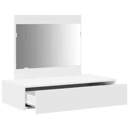 Smyckebord Vit 83 x 40 x 70 cm Konstruerat trä