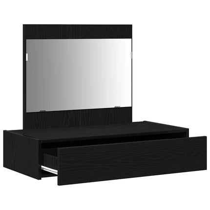 Smyckebord Svart 83 x 40 x 70 cm Konstruerat trä