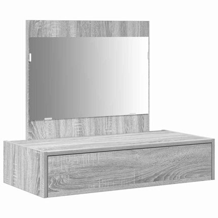 Smyckebord Grå 83 x 40 x 70 cm Konstruerat trä