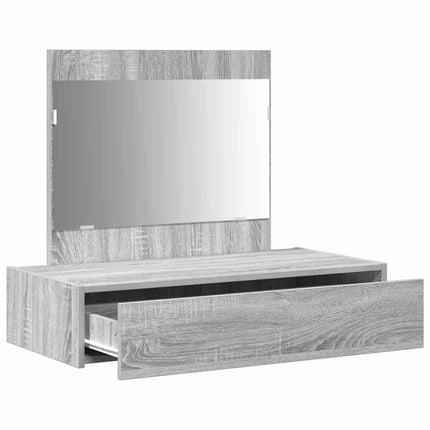 Smyckebord Grå 83 x 40 x 70 cm Konstruerat trä