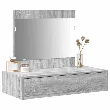 Smyckebord Grå 83 x 40 x 70 cm Konstruerat trä