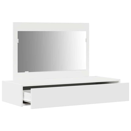 Smyckebord Vit 100 x 40 x 70 cm Konstruerat trä