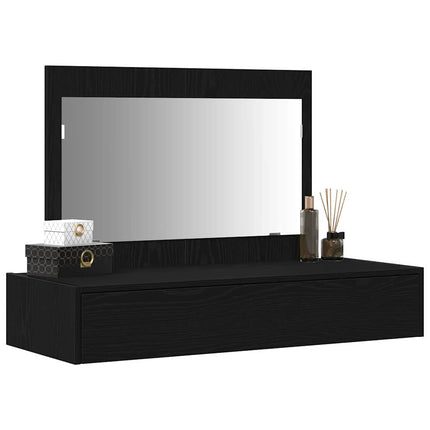 Smyckebord Svart 100 x 40 x 70 cm Konstruerat trä