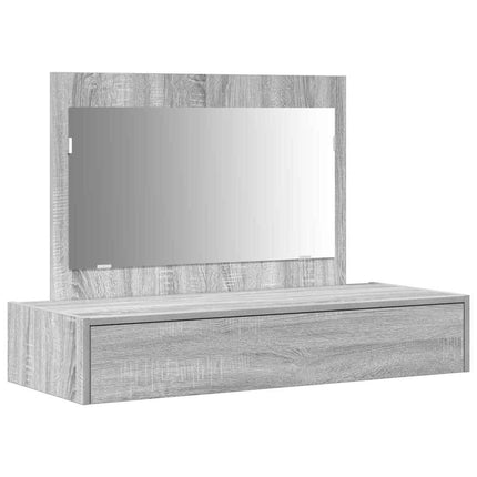 Smyckebord Grå 100 x 40 x 70 cm Konstruerat trä