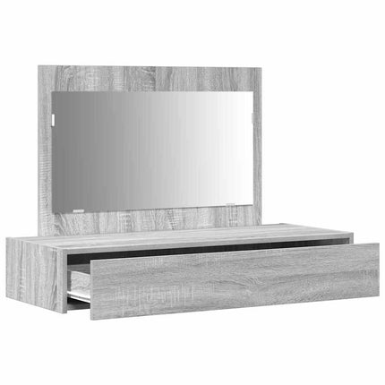 Smyckebord Grå 100 x 40 x 70 cm Konstruerat trä