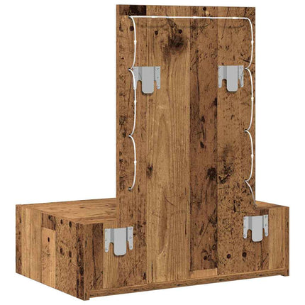 Smyckebord Brun 60 x 40 x 70 cm Konstruerat trä
