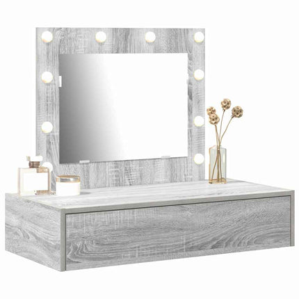 Smyckebord Grå 83 x 40 x 70 cm Konstruerat trä