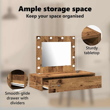 Smyckebord Brun 83 x 40 x 70 cm Konstruerat trä