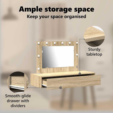 Smyckebord Brun 100 x 40 x 70 cm Konstruerat trä