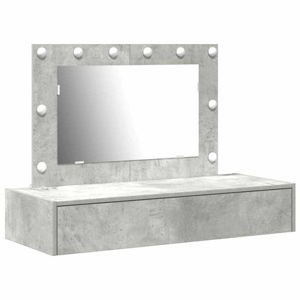 Smyckebord Grå 100 x 40 x 70 cm Konstruerat trä