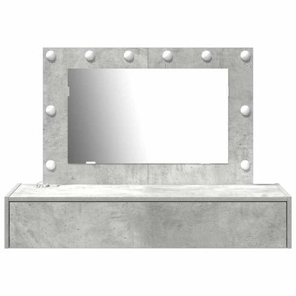 Smyckebord Grå 100 x 40 x 70 cm Konstruerat trä