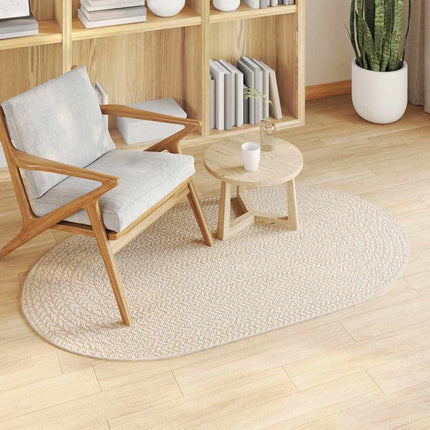 Matta ZIZUR Kräm 150 x 80 cm Polypropylen