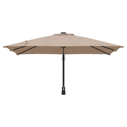 Trädgårdsparasol Taupe 248,5 x 247,5 x 160 cm