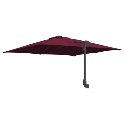 Trädgårdsparasol Bordeaux Röd 248,5 x 247,5 x 160 cm