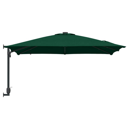 Trädgårdsparasol Grön 248,5 x 247,5 x 160 cm Polyester och Stål
