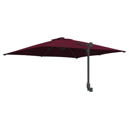 Trädgårdsparasol Bordeaux Röd 248,5 x 247,5 x 160 cm