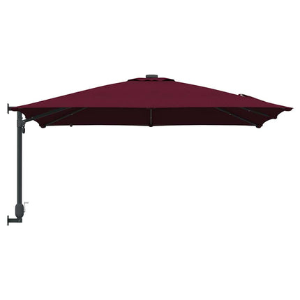 Trädgårdsparasol Bordeaux Röd 248,5 x 247,5 x 160 cm