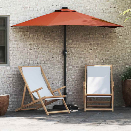Trädgårdsparasol Terracotta 294 x 150 x 223 cm