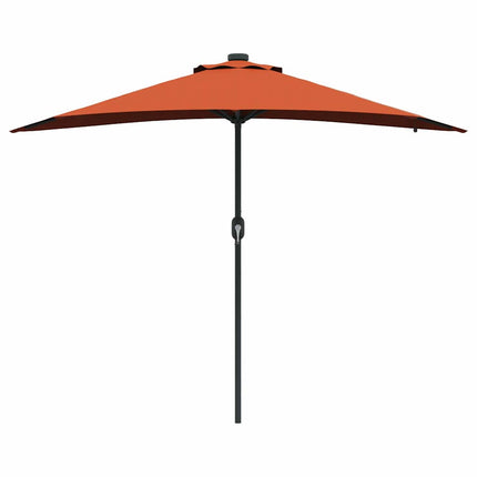 Trädgårdsparasol Terracotta 294 x 150 x 223 cm