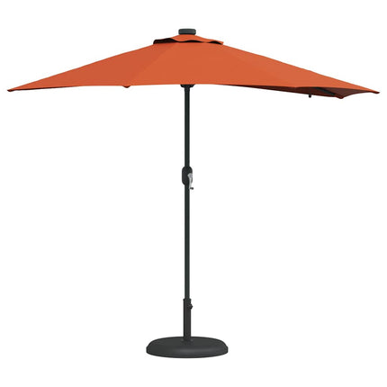 Trädgårdsparasol Terracotta 294 x 150 x 223 cm